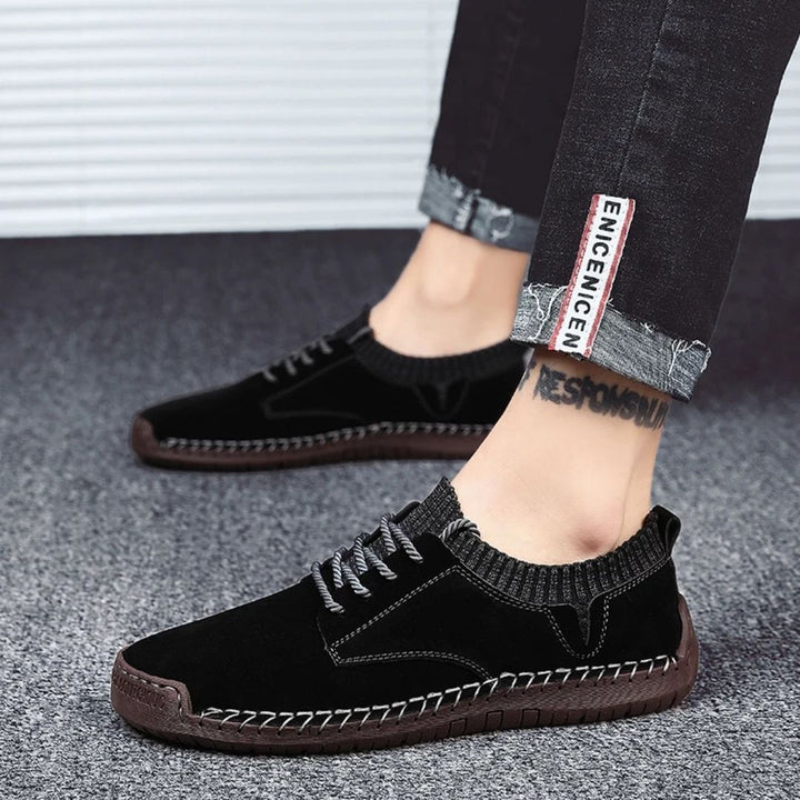Heritage Men's Suede Hand Stitched Shoes