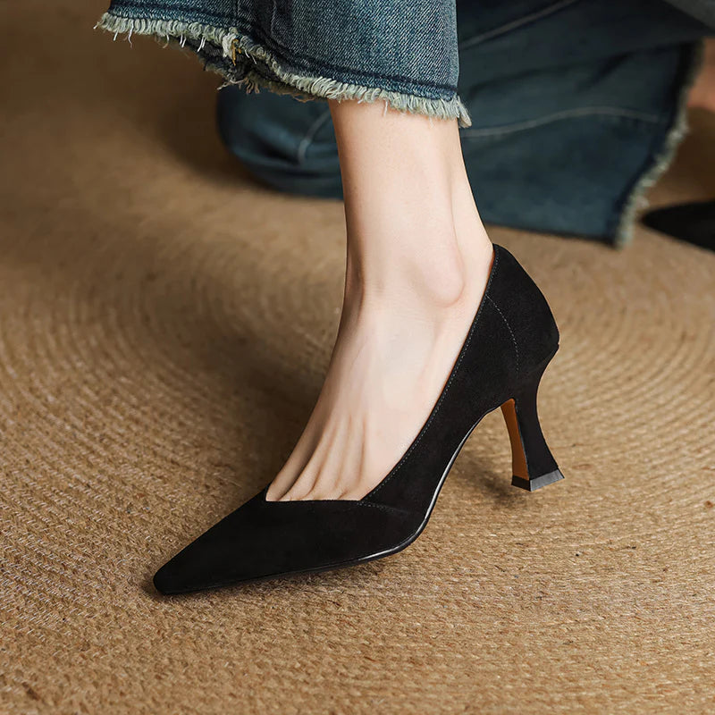 Averra Genuine Leather Heels