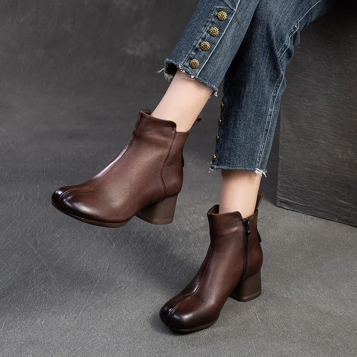 The Knockout Genuine Leather Boots
