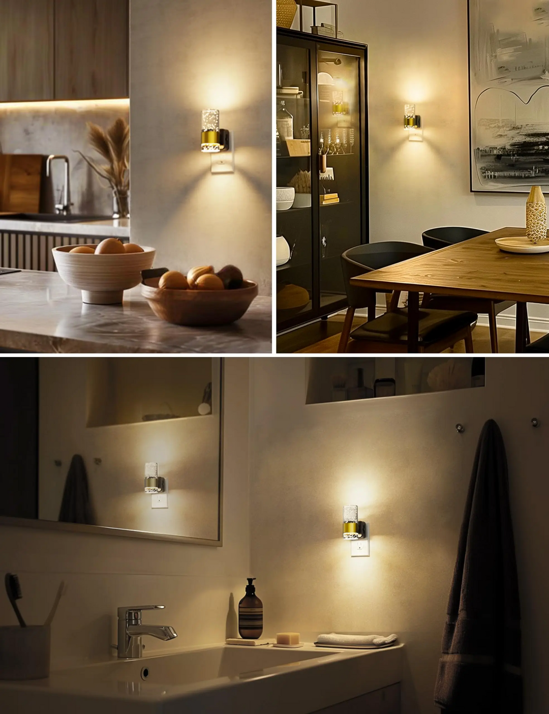 Solaire™ Crystal Sensor Night Light