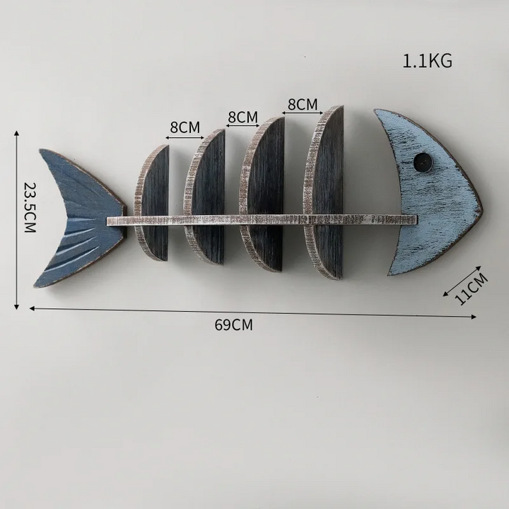 Harbor Fin Wall Shelf