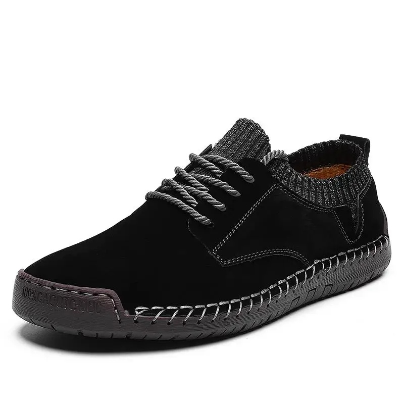 Heritage Men's Suede Hand Stitched Shoes