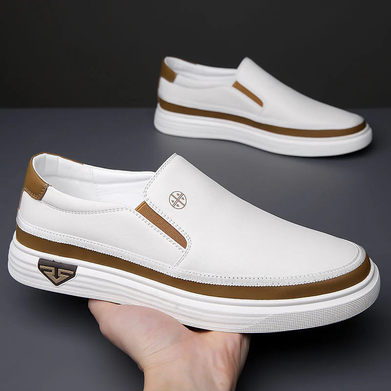 Solvaro Leather Slip-Ons