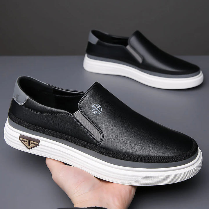 Solvaro Leather Slip-Ons
