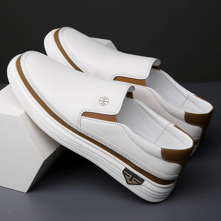 Solvaro Leather Slip-Ons