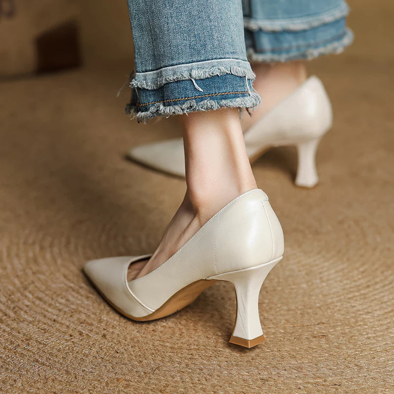 Averra Genuine Leather Heels