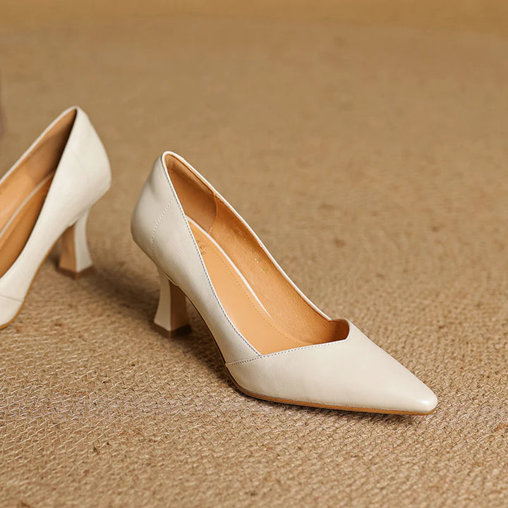 Averra Genuine Leather Heels