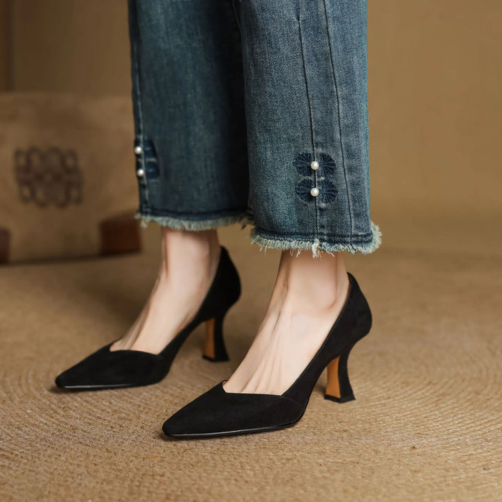 Averra Genuine Leather Heels