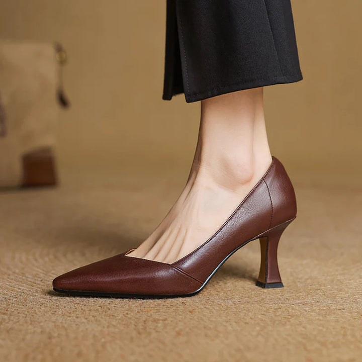 Averra Genuine Leather Heels