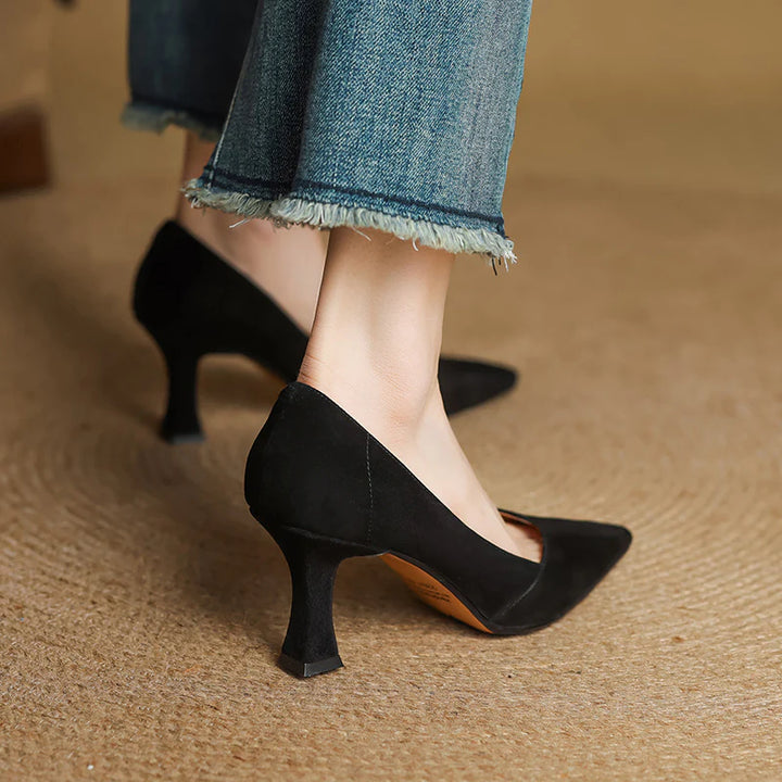 Averra Genuine Leather Heels