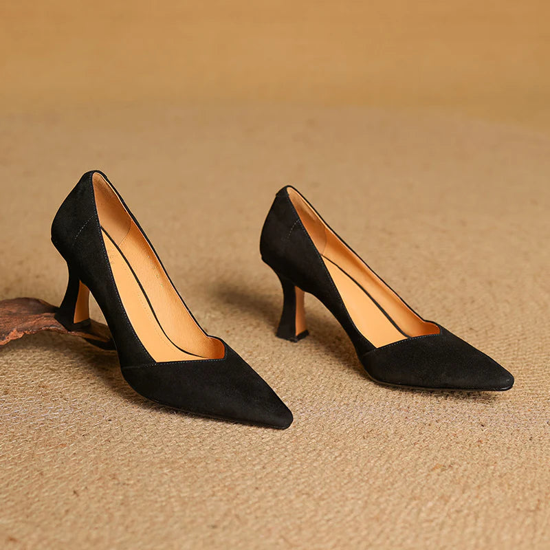 Averra Genuine Leather Heels