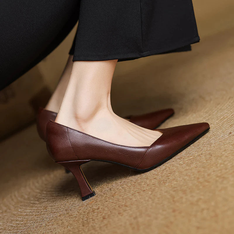 Averra Genuine Leather Heels