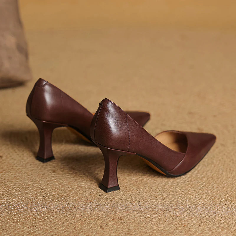 Averra Genuine Leather Heels