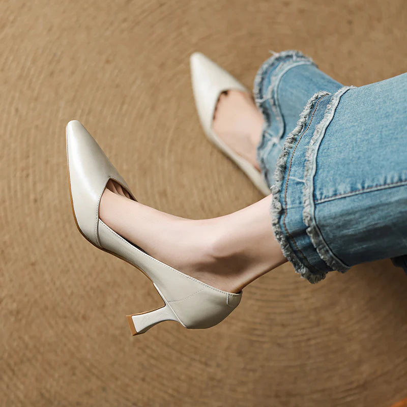 Averra Genuine Leather Heels