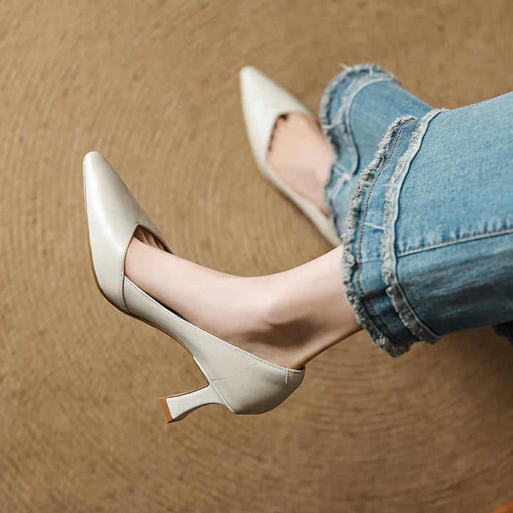 Averra Genuine Leather Heels