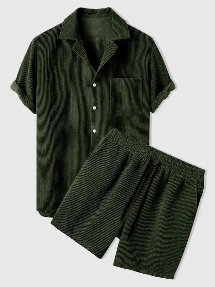 Haven Luxury Ribbed Velvet Set