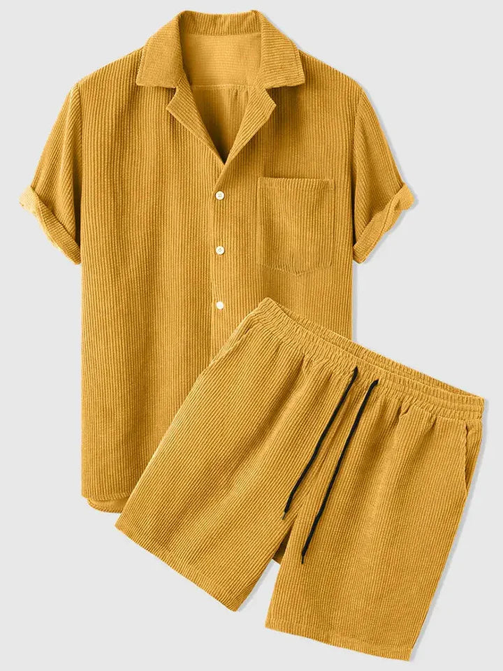 Haven Luxury Ribbed Velvet Set