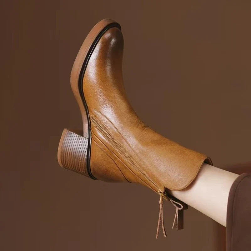 Caramel Ankle Boots