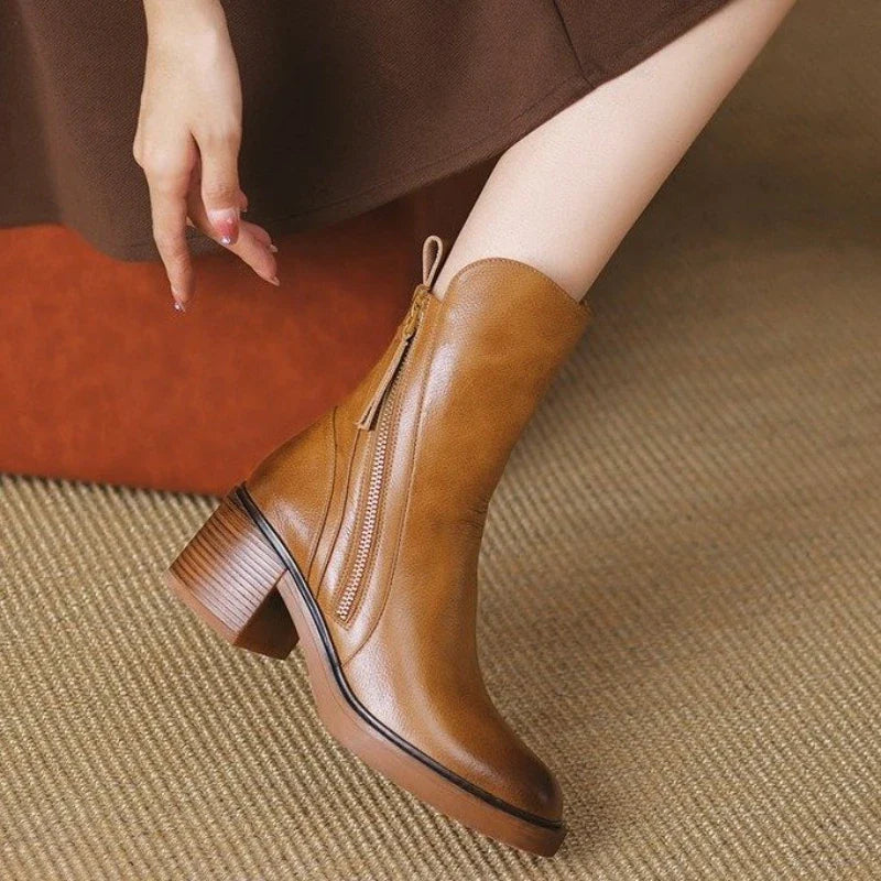 Caramel Ankle Boots