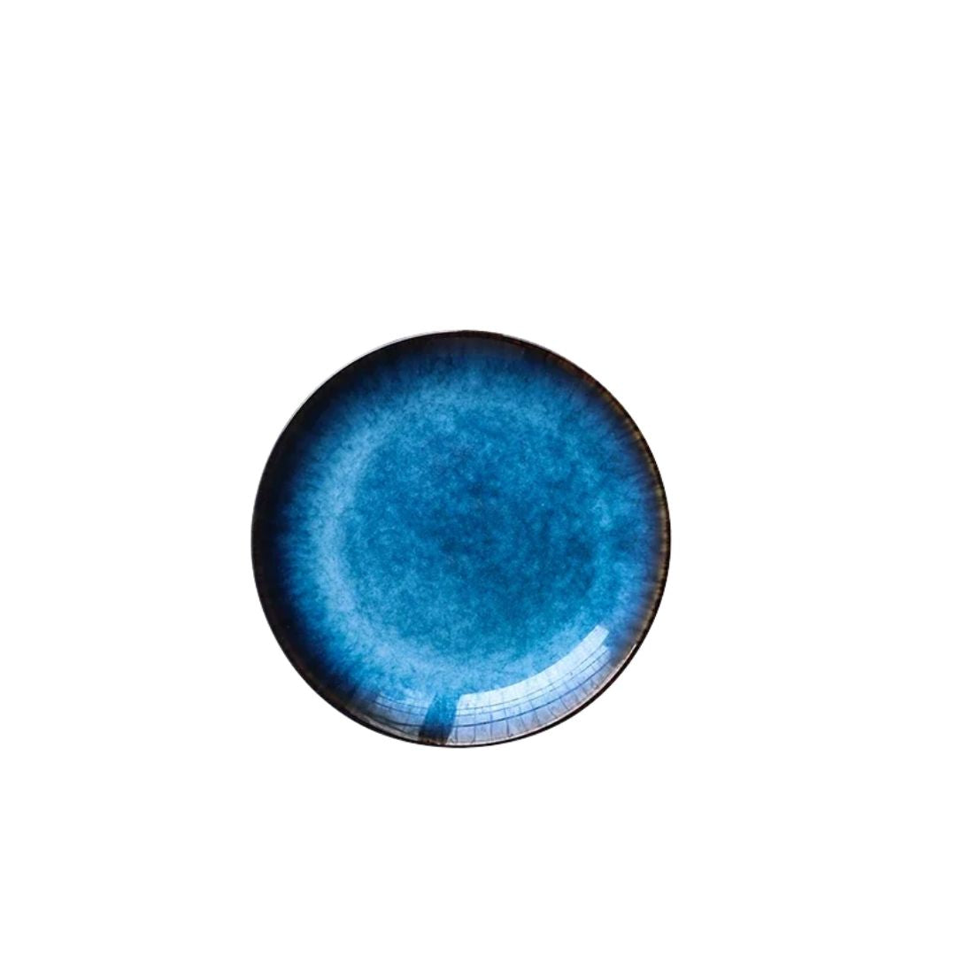 Aurelia Blue Luxury Plates
