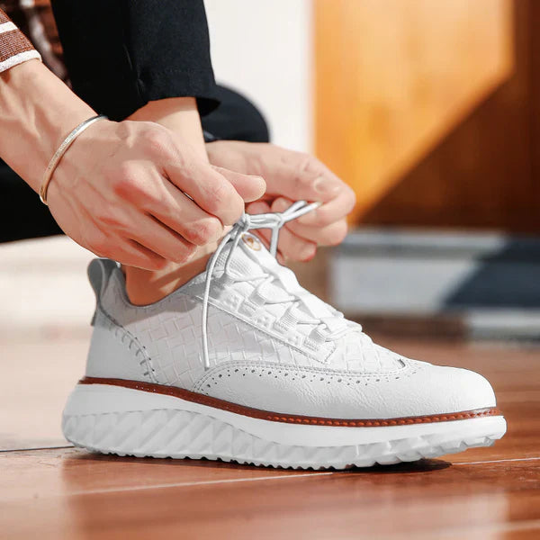 Skybound Ultra Comfortable Leather Sneakers
