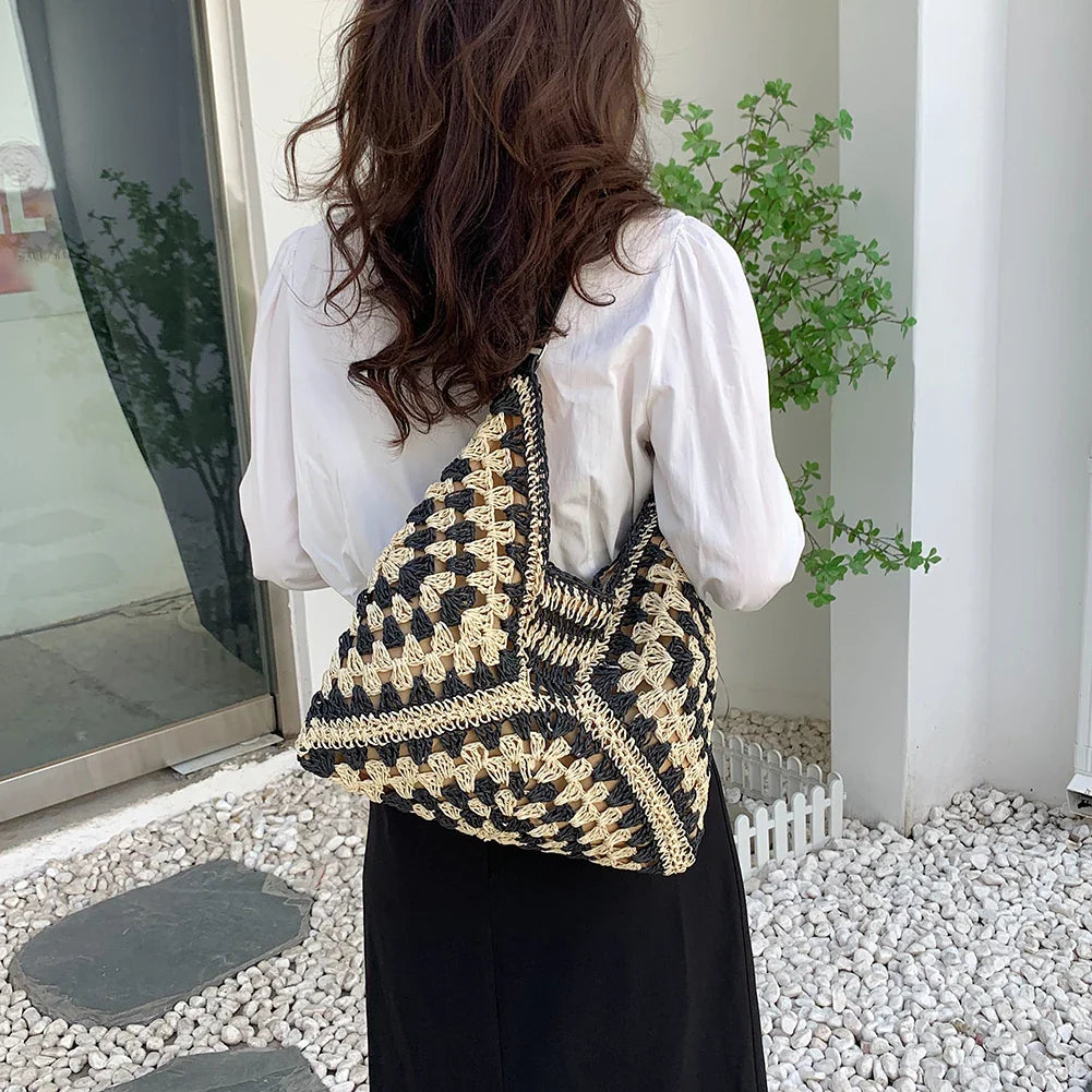 The SunKissed Crochet Tote Bag