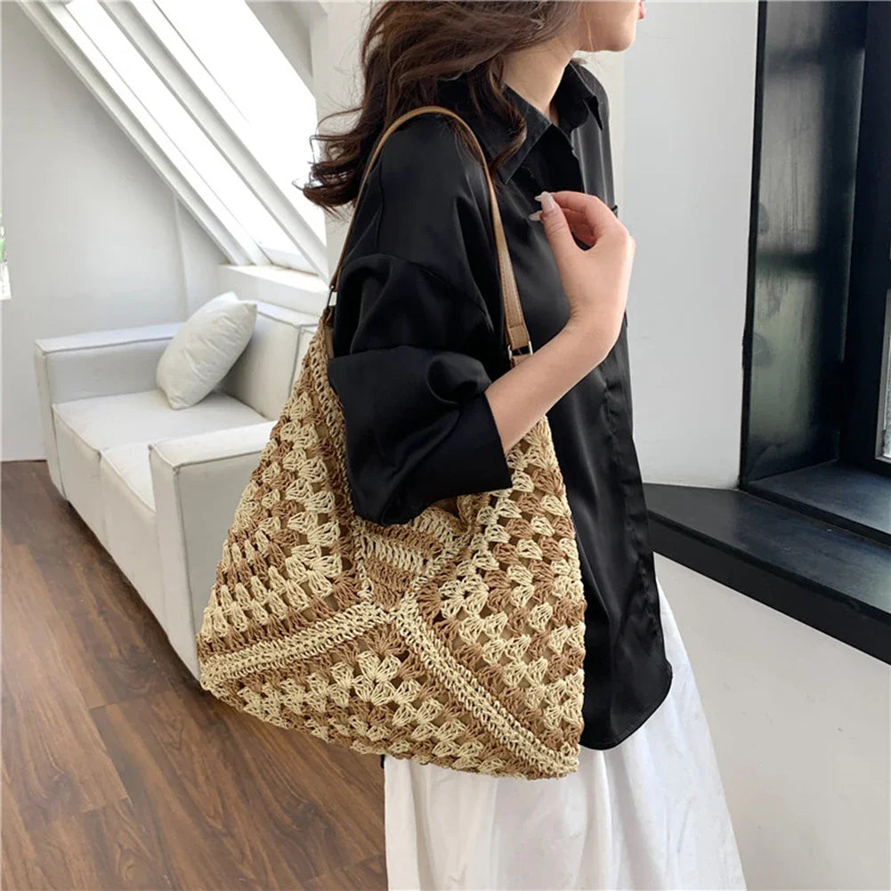 The SunKissed Crochet Tote Bag