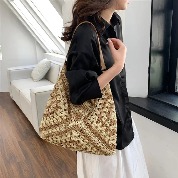 The SunKissed Crochet Tote Bag