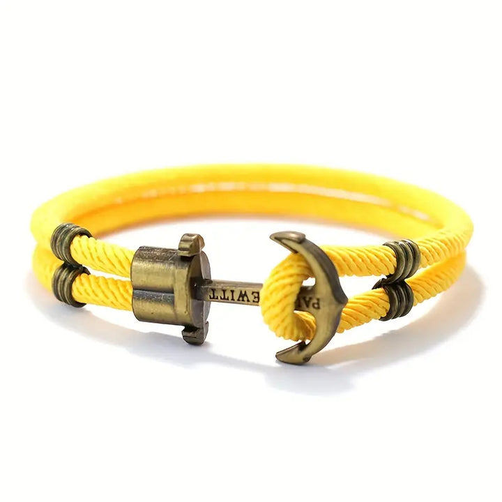 Marine Anchor Rope Bracelet