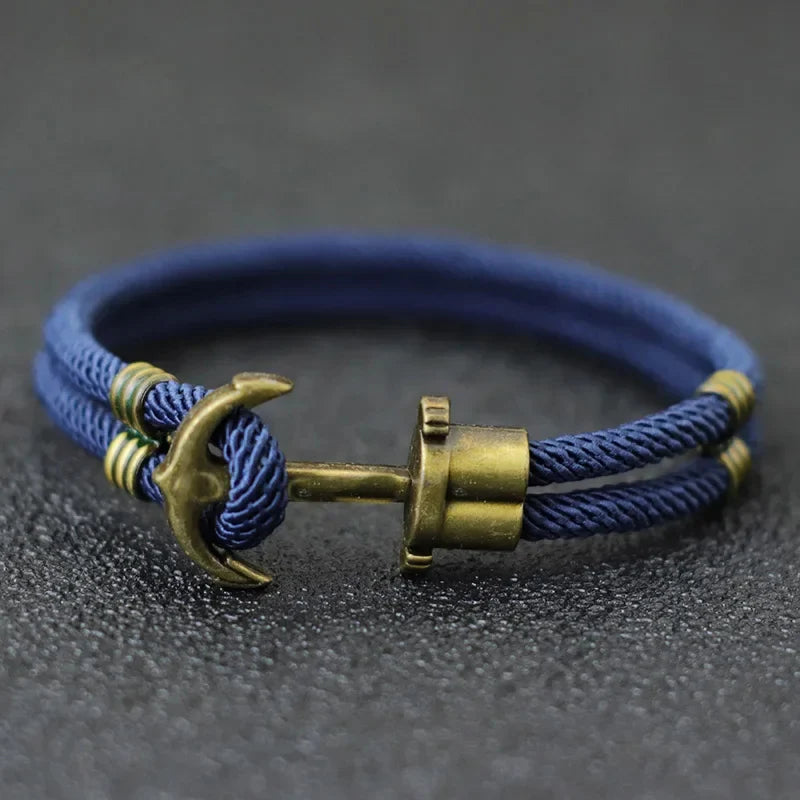 Marine Anchor Rope Bracelet